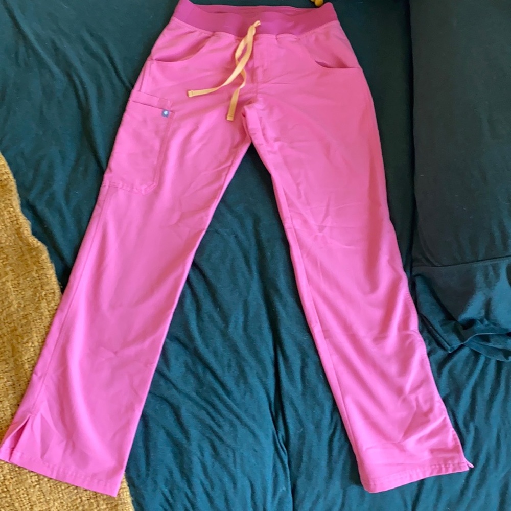 Pink scrub bottoms
